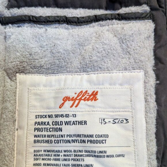 ARITZIA TNA Griffith Parka Jacket Women(XS) Olive Green Sherpa Lined Winter Coat - Picture 10 of 10